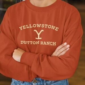 Yellowstone Women Dutton Ranch Sweatshirt Top Pullover sz XXL